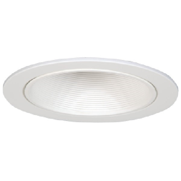Halo Recessed 5016W 5" Line Voltage Coilex Baffle with Reflector Trim for H5, ET/EI500, H570, H571 and H572 Housings, White Trim, White Baffle