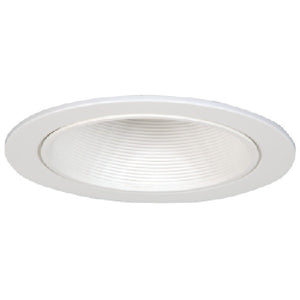 Halo Recessed 5016W 5" Line Voltage Coilex Baffle with Reflector Trim for H5, ET/EI500, H570, H571 and H572 Housings, White Trim, White Baffle