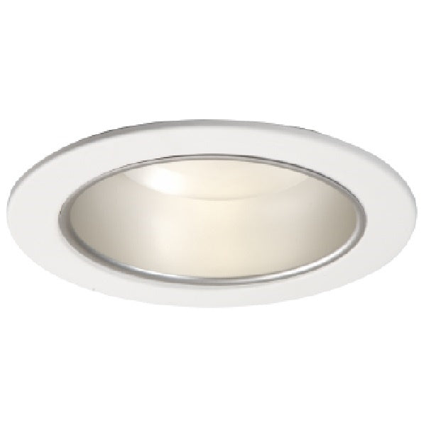 Halo Recessed 5020H 5" Line Voltage Reflector Cone Trim for  BR30 and PAR Lamps in H5 Housings, White with Haze Reflector