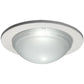 Halo Recessed 5054PS 5" Dome Lens Showerlight Trim, Wet Location Listed, White Trim Ring with Dome Lens