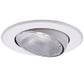 Halo Recessed 5070P 5" Line Voltage Adjustable Gimbal for PAR Lamps in H5 Housings, 30 Degree Adjustable, White Trim Ring with White Eyeball