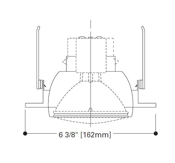 Halo Recessed 5070TBZ 5" Line Voltage Adjustable Gimbal for PAR Lamps in H5 Housings, 30 Degree Adjustable, Tuscan Bronze Trim Ring with Tuscan Bronze Eyeball