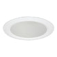 Halo Recessed 5125WB 5" Line Voltage Full Cone Self-Flanged Baffle, White Baffle, White Trim