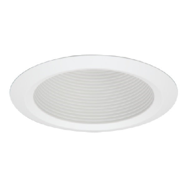 Halo Recessed 5125WB 5" Line Voltage Full Cone Self-Flanged Baffle, White Baffle, White Trim