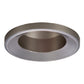 Halo Recessed 5145SN 5" Open Wet Location Self-Flanged, Satin Nickel Shallow Reflector and Trim