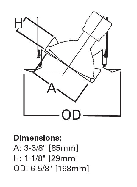 Halo Recessed 5165TBZ 5" Line Voltage PAR30 Eyeball Self-Flanged Trim with 25 Degree Tilt, Tuscan Bronze Gimbal, Tuscan Bronze Trim