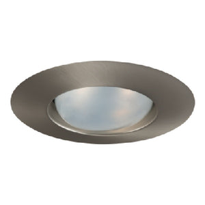 Halo Recessed 5175SN 5" Line Voltage Self-Flanged Trim for BR30 and PAR30 Lamps, Satin Nickel Trim