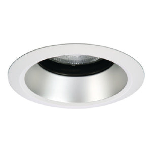Halo Recessed 5222H 5" Line Voltage Regressed, Adjustable, Self-Flanged Trim, Haze Reflector, White Trim