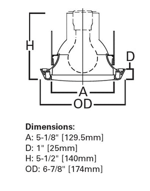 Halo Recessed 5255TBZ 5" Soft Square Frost Glass Lens, Self-Flange Trim, Tuscan Bronze Plastic Trim, Frost Glass Lens with Reflector