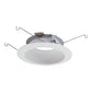 Halo Recessed 593WB 5" LED Trim, White Micro-Step Baffle and Flange