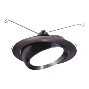 Halo Recessed 594TBZB 5" LED Directional Trim, Tuscan Bronze Eyeball with Baffle, Tuscan Bronze Flange