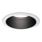 Halo Recessed 6100BB 6" Tapered Metal Baffle Trim, Black Baffle, Narrow & Wide White Trims