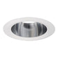 Halo Recessed 6107SC 6" Line Voltage Tapered Reflector Cone, Specular Reflector, White Trim