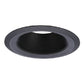 Halo Recessed 6109BKBB 6" Line Voltage Incandescent Coilex Tapered Plastic Baffle, Black Plastic Tapered Coilex Baffle, Black Trim