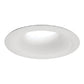 Halo Recessed 6110WB 6" Perftex Perforated Baffle with Self-Flange Ring, White Perftex Baffle, White Trim