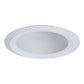 Halo Recessed 6146WH 6" Line Voltage Open Wet Location, Full Reflector, Self-flange, White Reflector