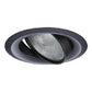 Halo Recessed 6170BK 6" Line Voltage Gimbal 25 Degree Tilt Max, Self- Flange, Black