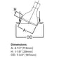 Halo Recessed 6170TBZ 6" Line Voltage Gimbal 25 Degree Tilt Max, Self- Flange, Tuscan Bronze