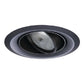 Halo Recessed 6215BK 6" Line Voltage Double Gimbal PAR30 35 Degree - PAR30S 50 Degree Tilt Max, Self-Flange, Black