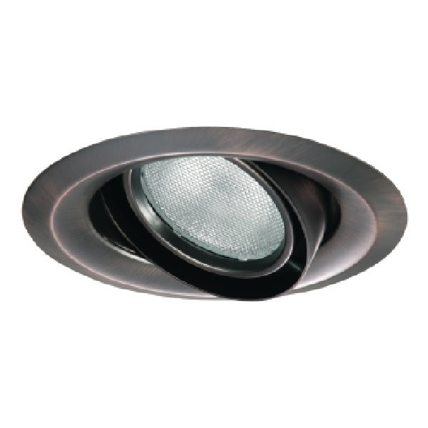 Halo Recessed 6215TBZ 6" Line Voltage Double Gimbal PAR30 35 Degree - PAR30S 50 Degree Tilt Max, Self-Flange, Tuscan Bronze