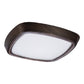 Halo Recessed 6255TBZ 6" Line Voltage Soft Square, Frost Curve Glass Lens, Self-Flange, Tuscan Bronze
