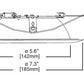 Halo Recessed 692W 6" LED Reflector Trim, White (Matte White), White Flange