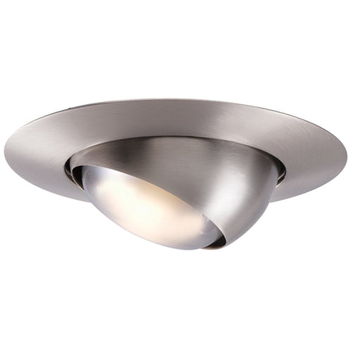Halo Recessed 78SN 6" Line Voltage Eyeball Adjustable Trim, Satin Nickel Trim