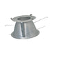 Halo Recessed Commercial 81RWWC 8" Baffle Reflector, Rotatable Wall Wash With Linear Spread Lens, Specular Clear Finish, Polished Flange