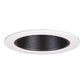 Halo Recessed 953P 4" Metal Baffle Trim, White Trim with Black Baffle