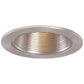 Halo Recessed 953SN 4" Metal Baffle Trim, Satin Nickel Trim with Satin Nickel Baffle