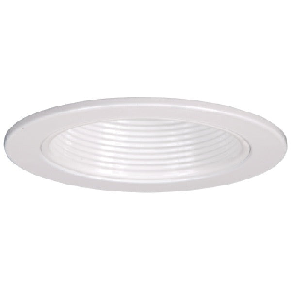 Halo Recessed 953W 4" Metal Baffle Trim, White Trim with White Baffle