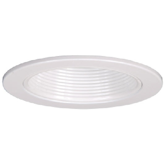 Halo Recessed 953W 4" Metal Baffle Trim, White Trim with White Baffle