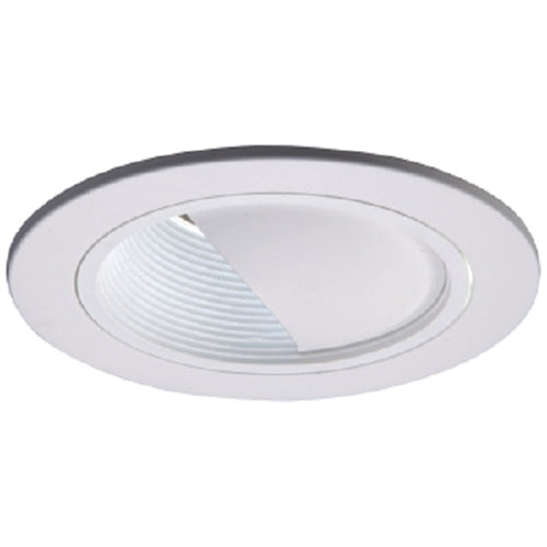 Halo Recessed 992W 4" Wall Wash Eyelid Trim, White Trim and Eyelid, White Baffle