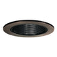 Halo Recessed 993TBZ 4" Line Voltage Coilex Baffle Trim for H99 Housings, Tuscan Bronze Trim with Black Baffle