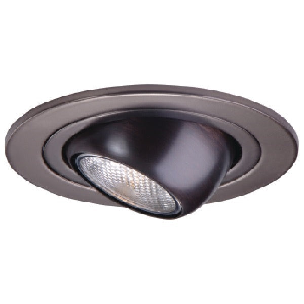 Halo Recessed 998TBZ 4" Line Voltage Adjustable Eyeball Trim for H99 Housings, 30 Degree Tilt, Tuscan Bronze Trim with Tuscan Bronze Eyeball