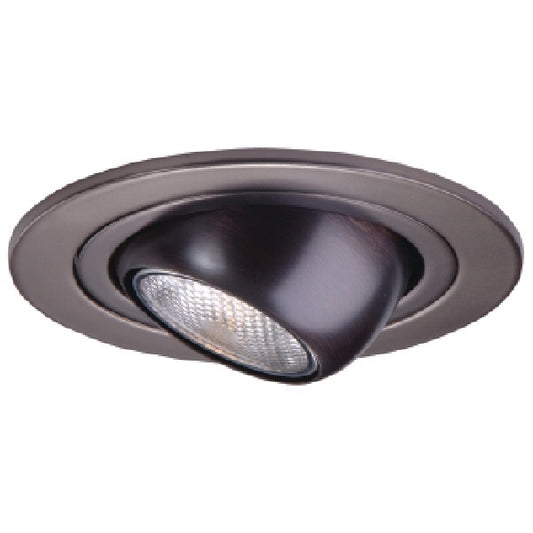 Halo Recessed 998TBZ 4" Line Voltage Adjustable Eyeball Trim for H99 Housings, 30 Degree Tilt, Tuscan Bronze Trim with Tuscan Bronze Eyeball