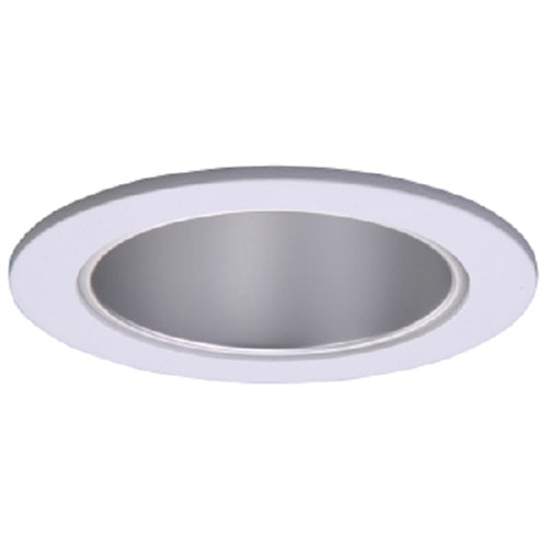 Halo Recessed 999H 4" Reflector Cone Trim, White Trim with Haze Reflector