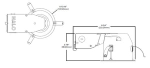 Halo Recessed E44MR16RICAT 4" Remodel LED MR16 Ultra-Shallow Low Voltage IC Type Housing, Air Tight