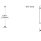 Halo FE0650LPC 9W LED Entry Light, 83 CRI, 5000K, Bronze 