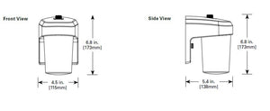 Halo FE0650LPC 9W LED Entry Light, 83 CRI, 5000K, Bronze 