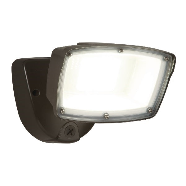 Halo FSL503TB Single Head Large LED Floodlight, 5800 Lumens, Selectable CCT 3000K, 4000K, and 5000K, Bronze