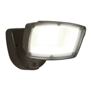 Halo FSL503TB Single Head Large LED Floodlight, 5800 Lumens, Selectable CCT 3000K, 4000K, and 5000K, Bronze