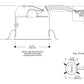 Halo Recessed H27RICAT 6" Remodel Line Voltage, Air Tight, IC Type Housing