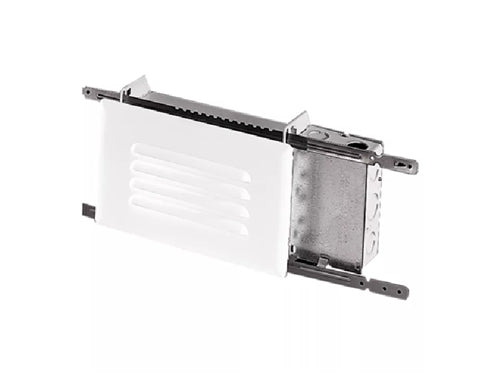 Halo H2920ICT 25W A19 Step Light with White Louver Trim, White Finish