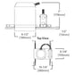 Halo Recessed H7TCP 6" New Construction or Remodel Line Voltage Non-IC Type Housing, Chicago Plenum, 120V