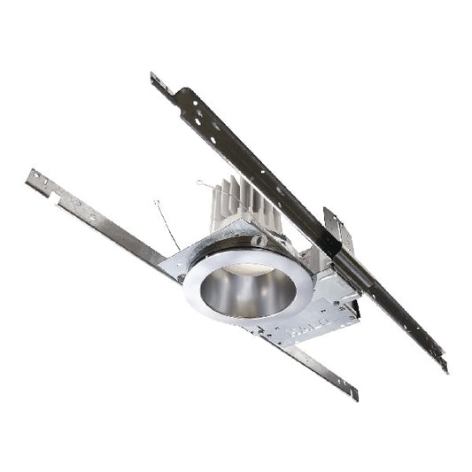 Halo Recessed Commercial HC430D010REM7 4" New Construction and Remodeler Housing, 3000 Lumens, 120-277V, 0-10V, 1%-100% Dimming, 7W Emergency Module with Remote Test