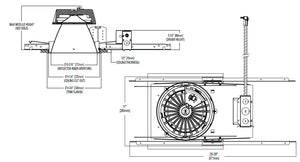 Halo Recessed Commercial  8" LED New Construction and Remodeler Housing, 2000 Lumens, 120-277V, 0-10V, 1-100% Dimming
