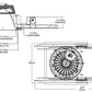 Halo Recessed Commercial HC860D010 8" LED New Construction and Remodeler Housing, 6000 Lumens, 120-277V, 0-10V, 1-100% Dimming