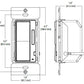 Halo Home HIWAC1BLE40ALA In-Wall Accessory Dimmer, Bluetooth Low Energy, Light Almond