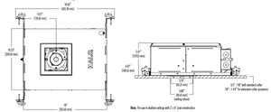 Halo Recessed HL36SA15SPD2WED010ICAT 3" Square LED Housing, 15W, Spot Distribution, Dim-to-Warm Technology, 120V Phase Cut 1% Dimming, 120-277V 0-10V 1% Dimming